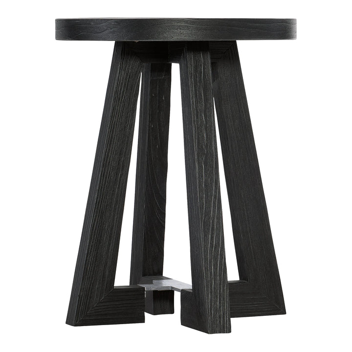 Chapman Shou Sugi Ban Side Table Living Room Hooker Furniture
