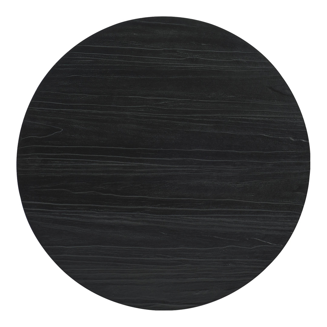 Chapman Shou Sugi Ban Petite Round Dining Table Dining Room Hooker Furniture