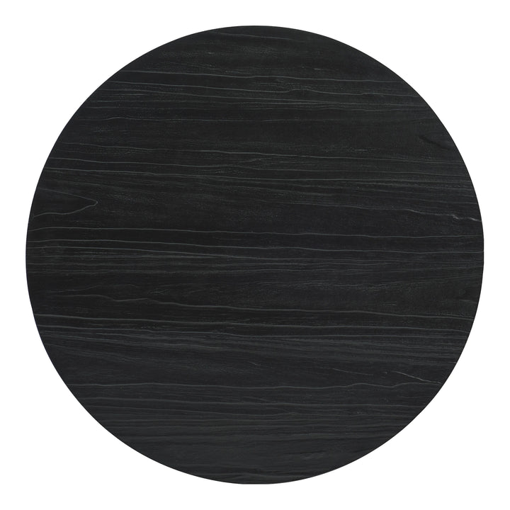 Chapman Shou Sugi Ban Petite Round Dining Table Dining Room Hooker Furniture