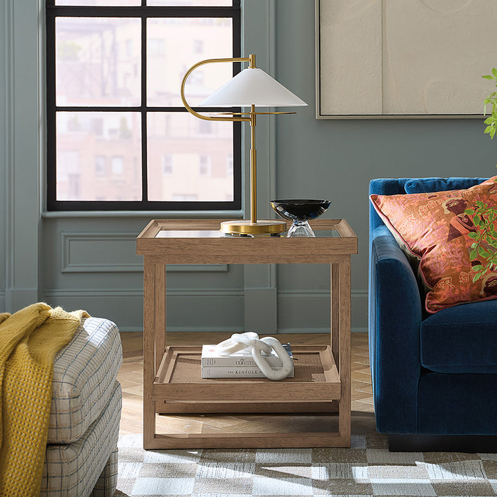 Sonnet Rectangle End Table Living Room Hooker Furniture   