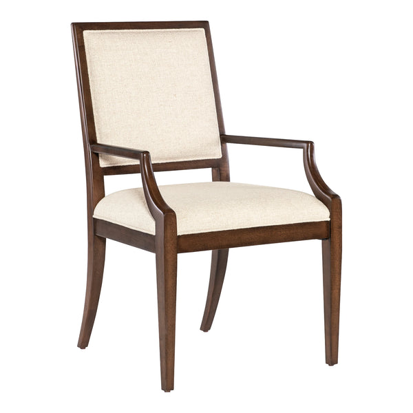 Archives Upholstered Arm Chair with Metal Frame