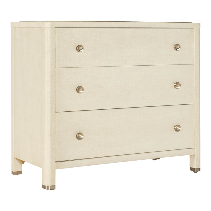 Archives Raffia Three-Drawer Chest Bedroom Hooker Furniture