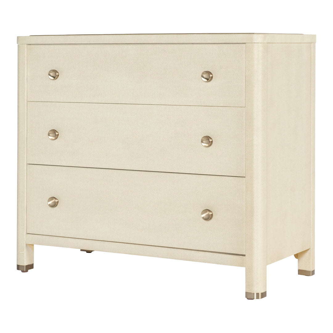 Archives Raffia Three-Drawer Chest Bedroom Hooker Furniture