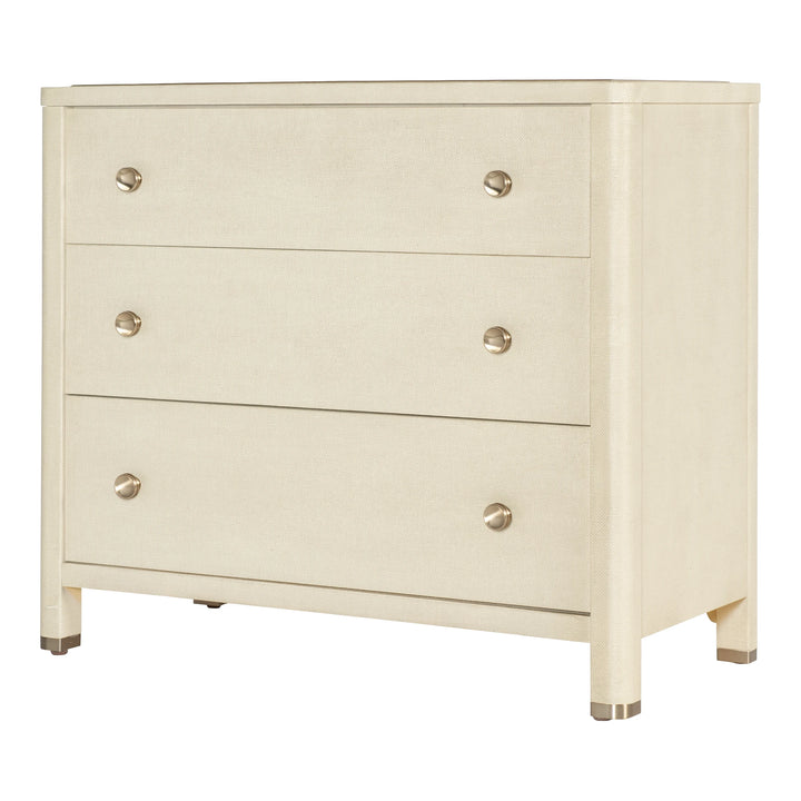 Archives Raffia Three-Drawer Chest Bedroom Hooker Furniture
