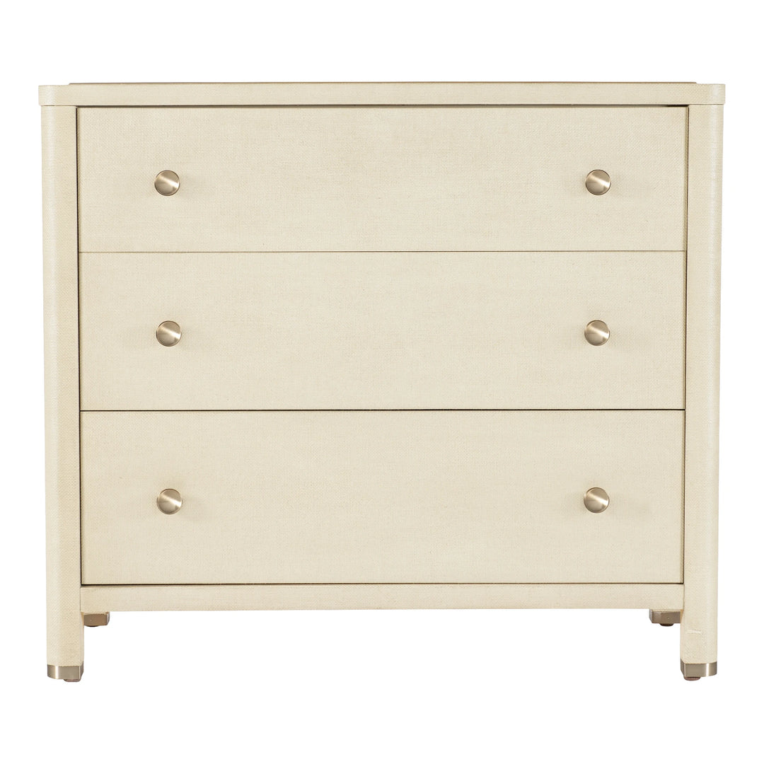 Archives Raffia Three-Drawer Chest Bedroom Hooker Furniture