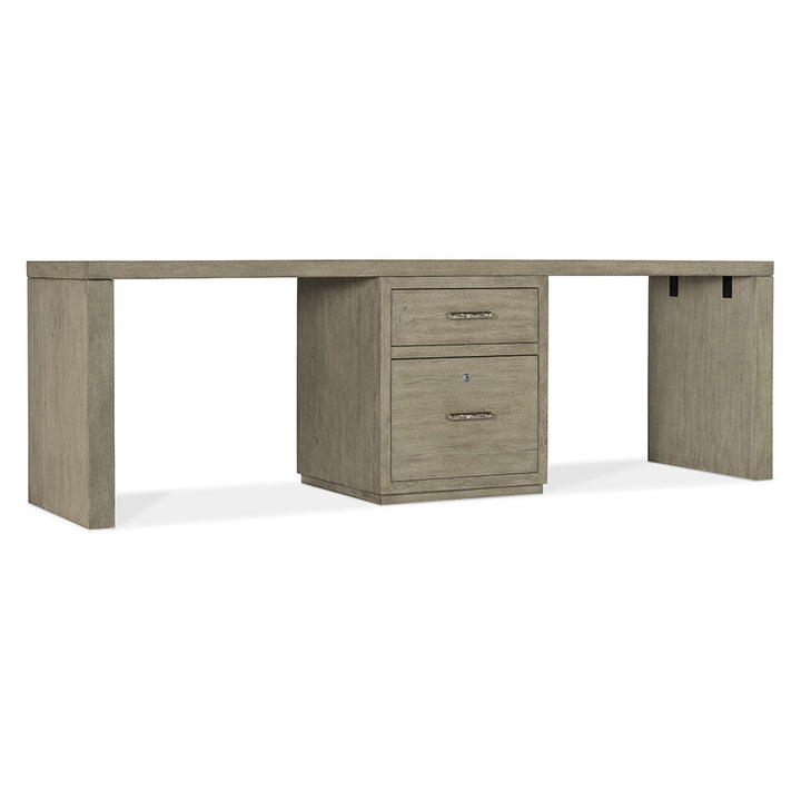 Linville Falls 96" Desk with Small File Home Office Hooker Furniture   