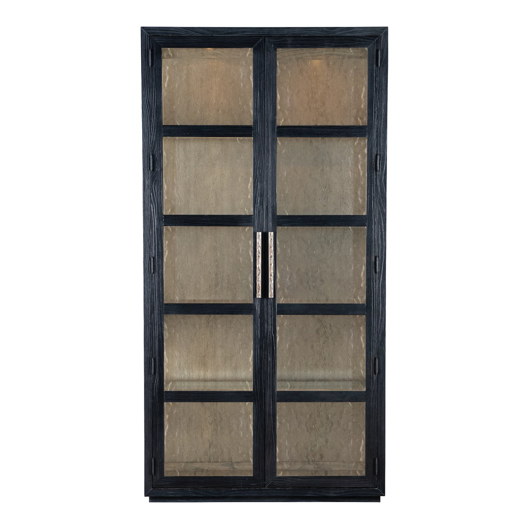 Linville Falls Shou Sugi Ban Curio Cabinet