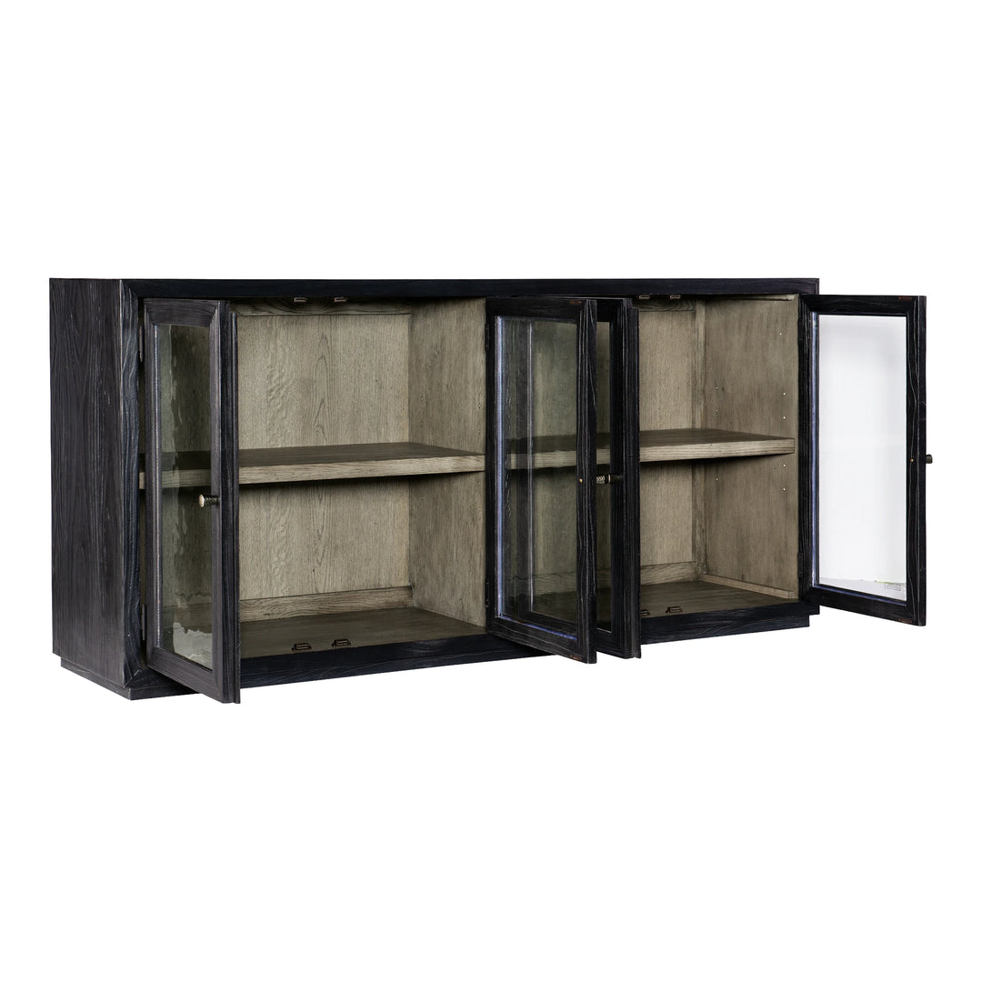 Linville Falls Shou Sugi Ban Server Dining Room Hooker Furniture