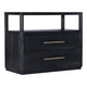 Linville Falls Shou Sugi Ban Two Drawer Nightstand Nightstand Hooker Furniture