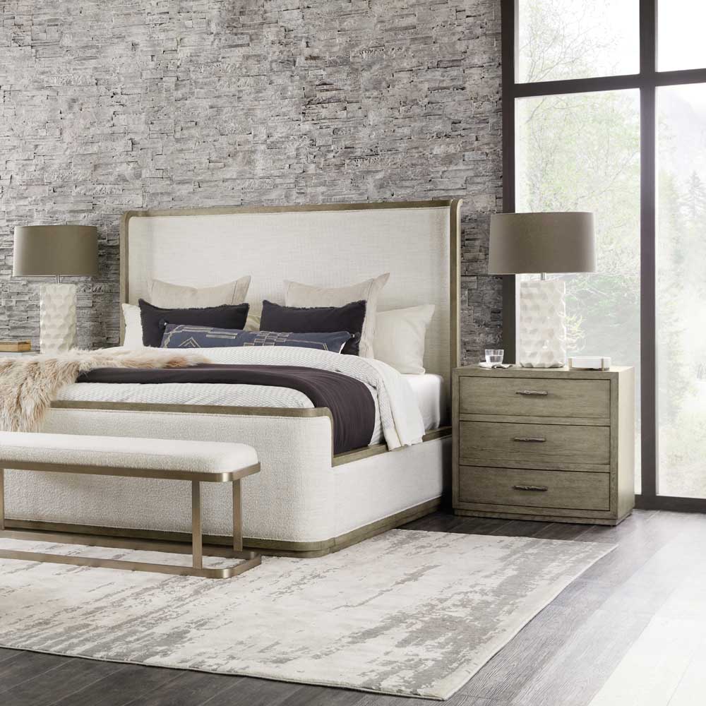 Linville Falls Ashford Three Drawer Nightstand Bedroom Hooker Furniture