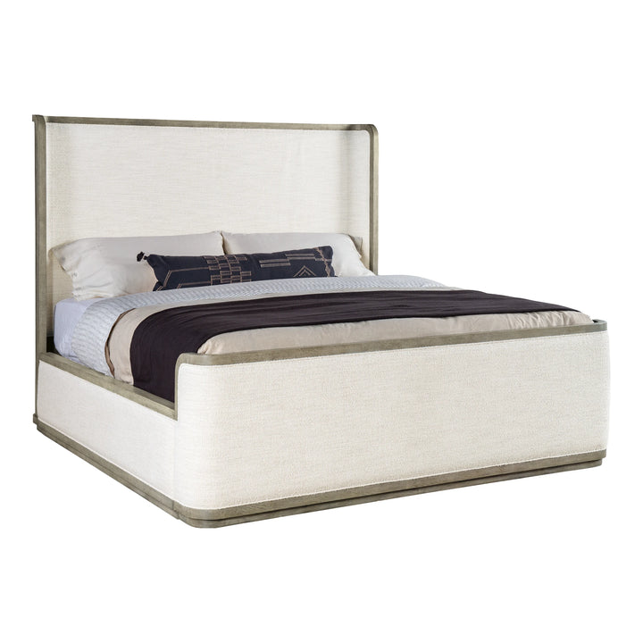 Linville Falls Boones King Upholstered Shelter Bed Bedroom Hooker Furniture