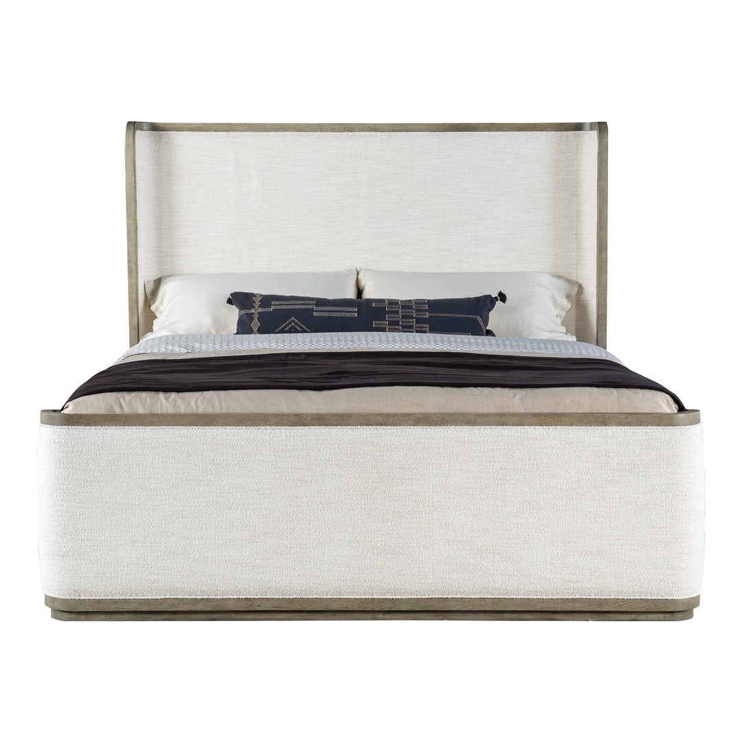 Linville Falls Boones King Upholstered Shelter Bed Bedroom Hooker Furniture