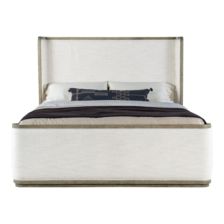 Linville Falls Boones King Upholstered Shelter Bed Bedroom Hooker Furniture