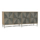 Melange Zola Four-Door Credenza Living Room Hooker Furniture