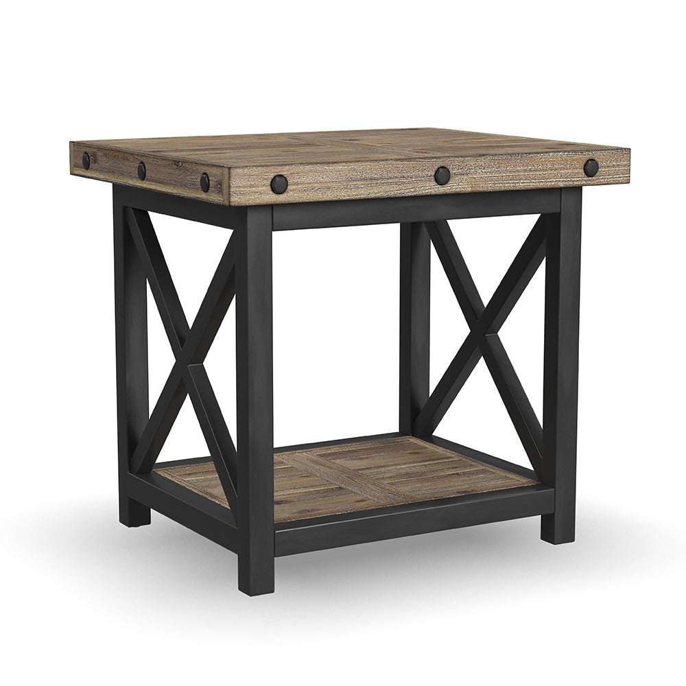 Carpenter End Table Living Room Flexsteel   