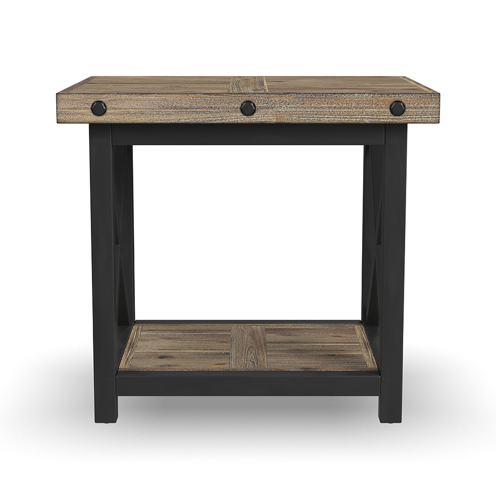 Carpenter End Table Living Room Flexsteel   