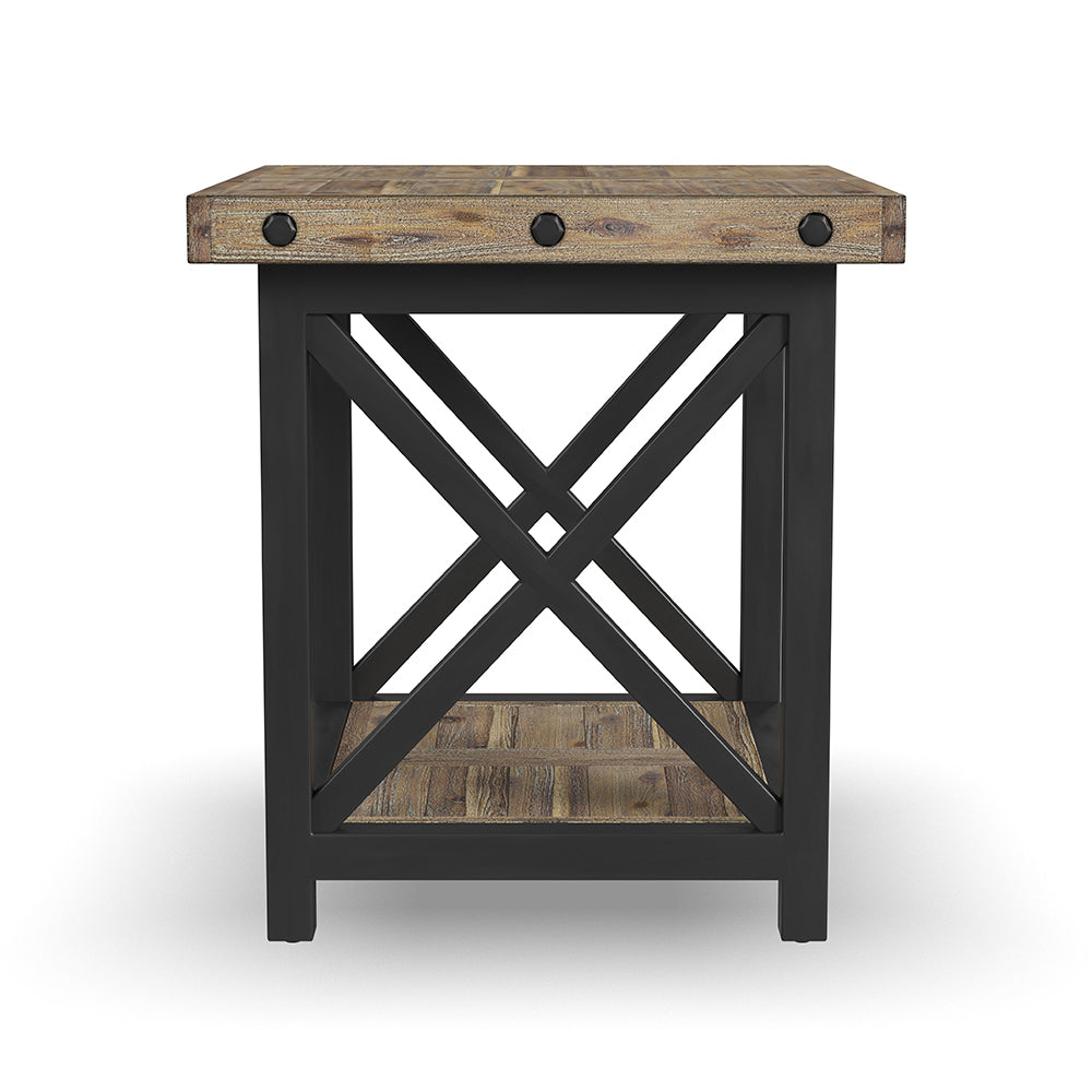 Carpenter End Table Living Room Flexsteel   