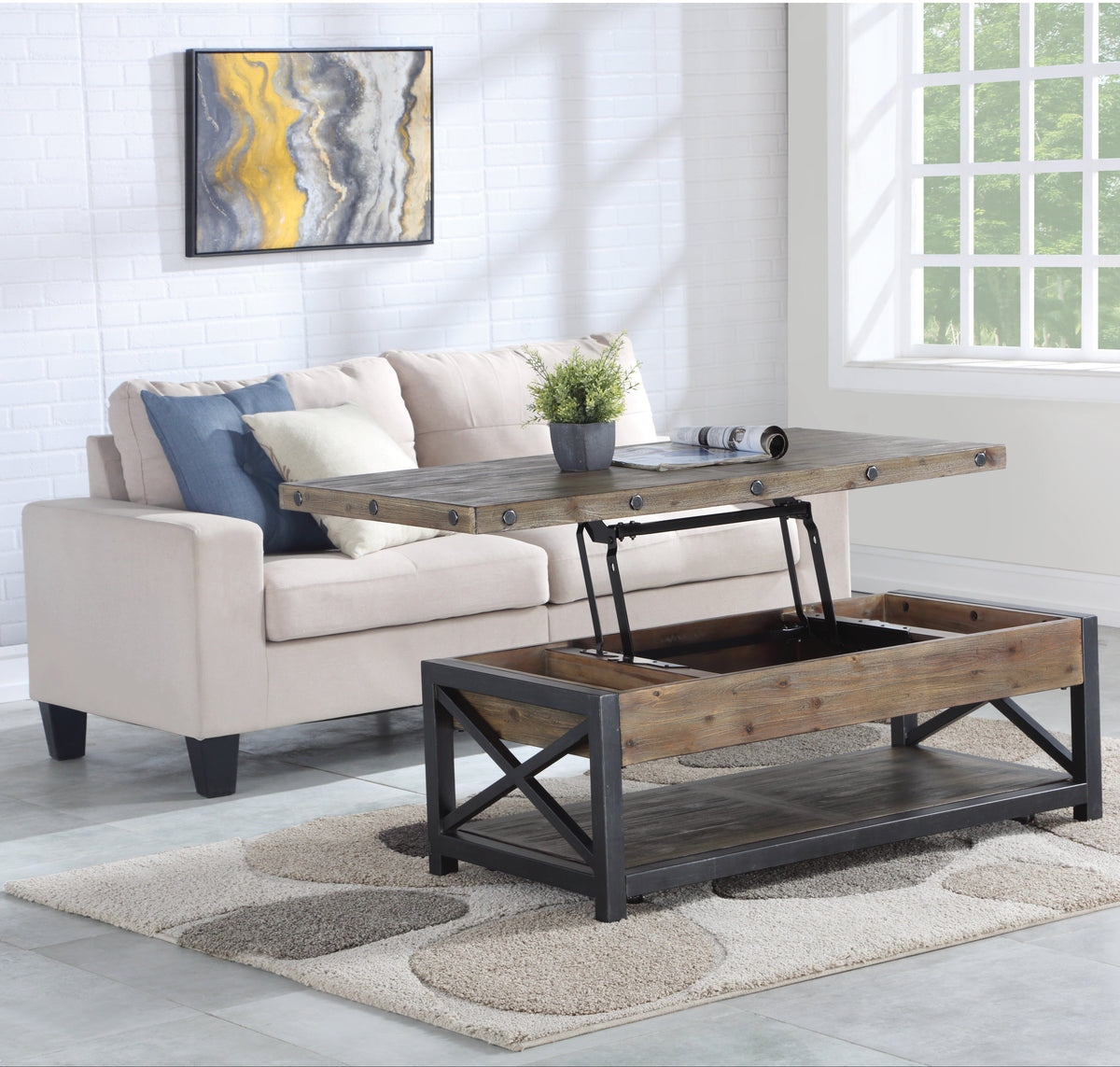 Carpenter Lift-Top Coffee Table Living Room Flexsteel