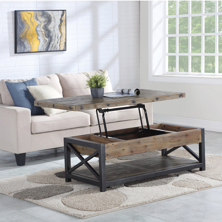 Carpenter Lift-Top Coffee Table Living Room Flexsteel   