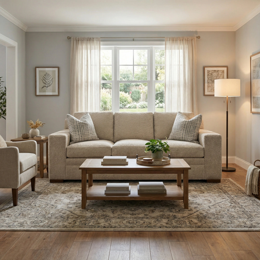 7000 Series Mid-Size Sofa Living Room Stickley