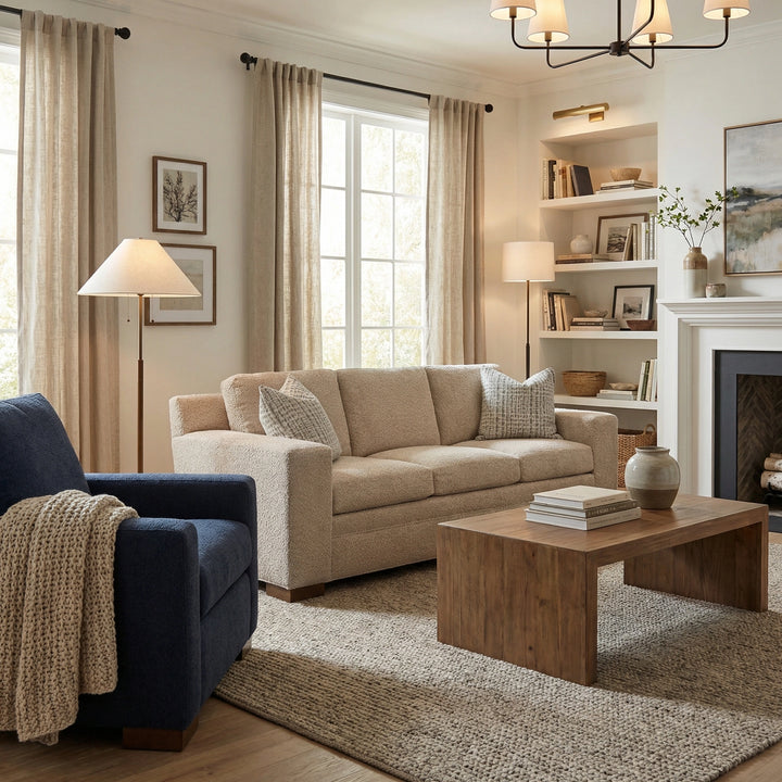 7000 Series Mid-Size Sofa Living Room Stickley
