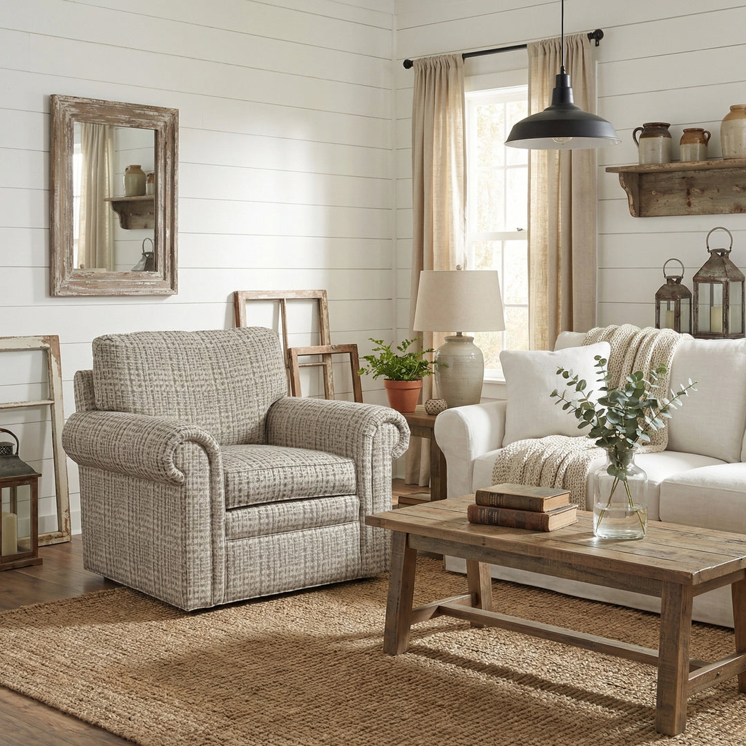 7000 Series Swivel Chair Living Room Stickley