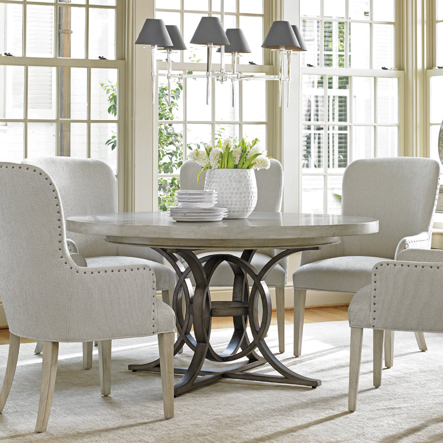 Oyster Bay Calerton Round Dining Table Dining Room Lexington