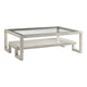 Oyster Bay Saddlebrook Rectangular Cocktail Table Living Room Lexington