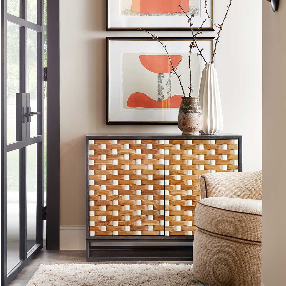 Commerce & Market Weaver Two Door Accent Chest Bedroom Hooker Furniture