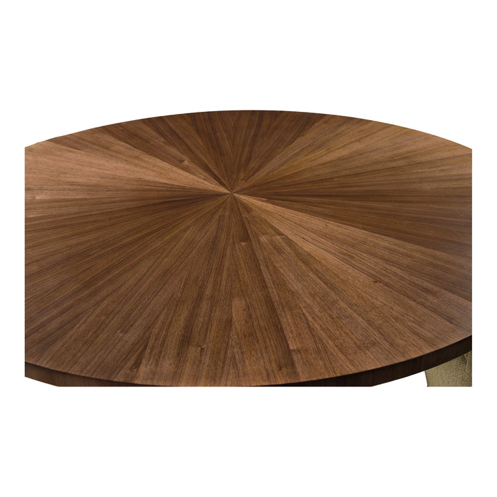Eleana Round Dining Table – Light Caramel Walnut (66") Dining Room Hooker Furniture