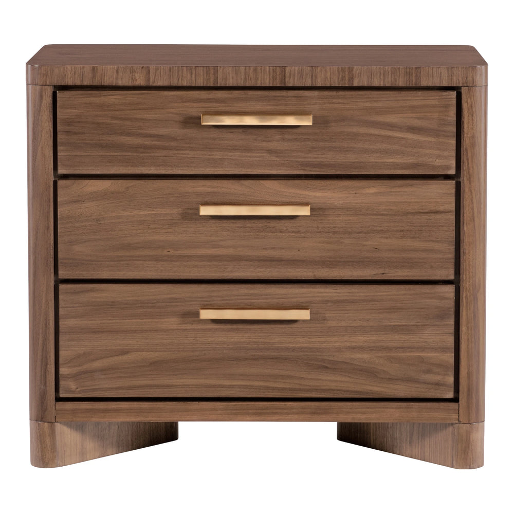 Eleana Three Drawer Nightstand with Charging Station Bedroom Hooker Furniture