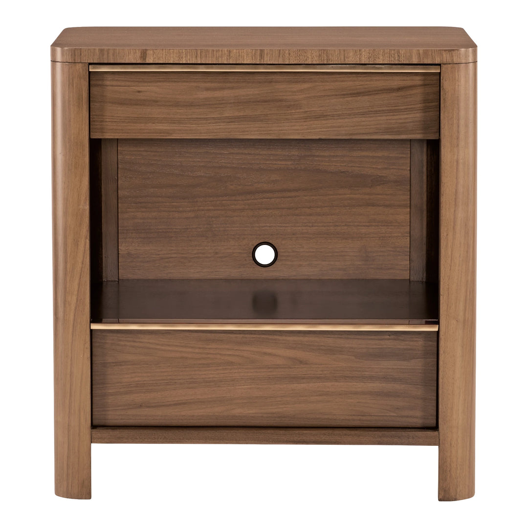 Eleana Two Drawer Nightstand Bedroom Hooker Furniture