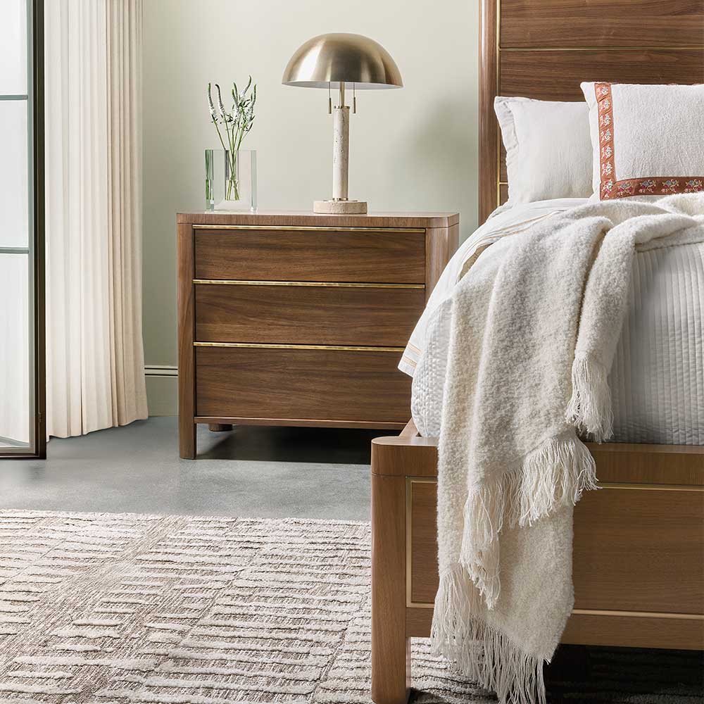 Eleana Three Drawer Nightstand