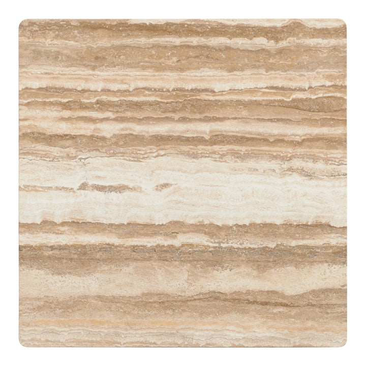 Silverado Menlo Park Metal End Table with Stone Top Living Room Lexington