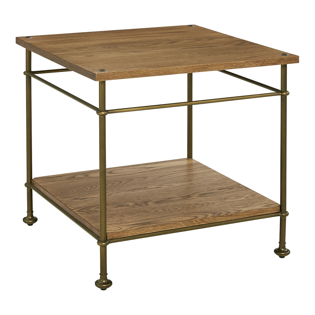 St. Lawrence Metal End Table Living Room Stickley