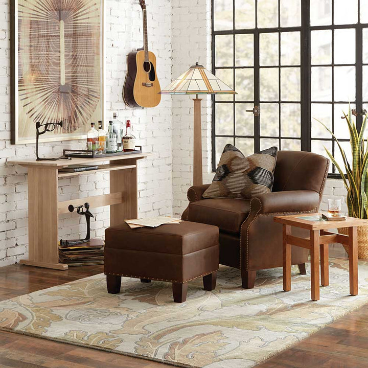 Beacon Ottoman Living Room Stickley