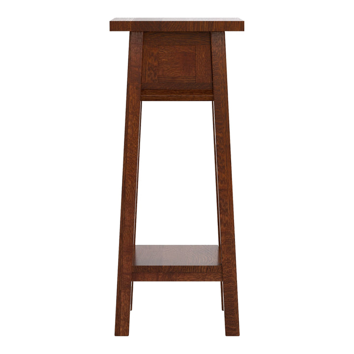 Floral Tile 30-inch Plant Stand Living Room Stickley