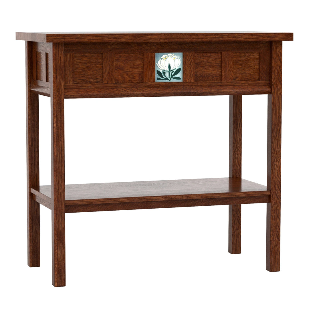 Floral Tile Console Living Room Stickley