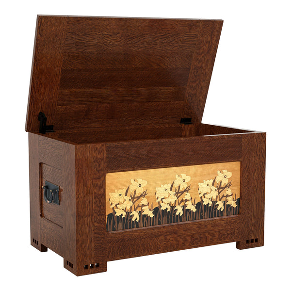 Mission Oak Daffodil Chest