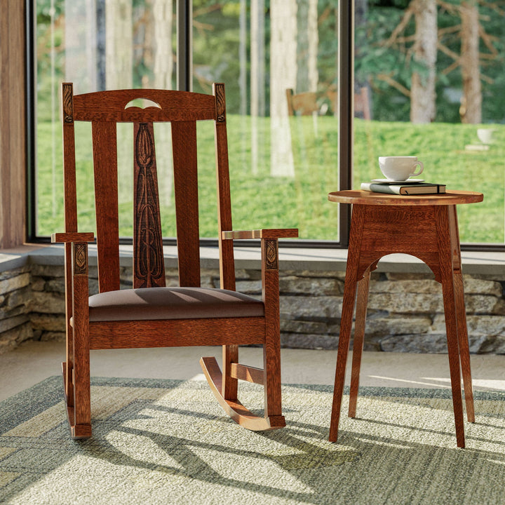 2026 Collector Edition LaSalle Rocker with Plaque Living Room Stickley Onondaga Colman Boot
