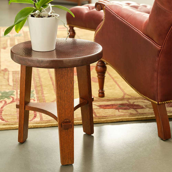 Little Treasures Copper-Top Tabouret Living Room Stickley