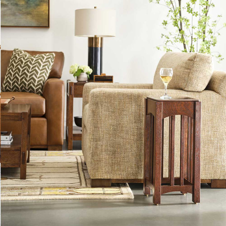 Little Treasures Copper-Top Drink Table Living Room Stickley