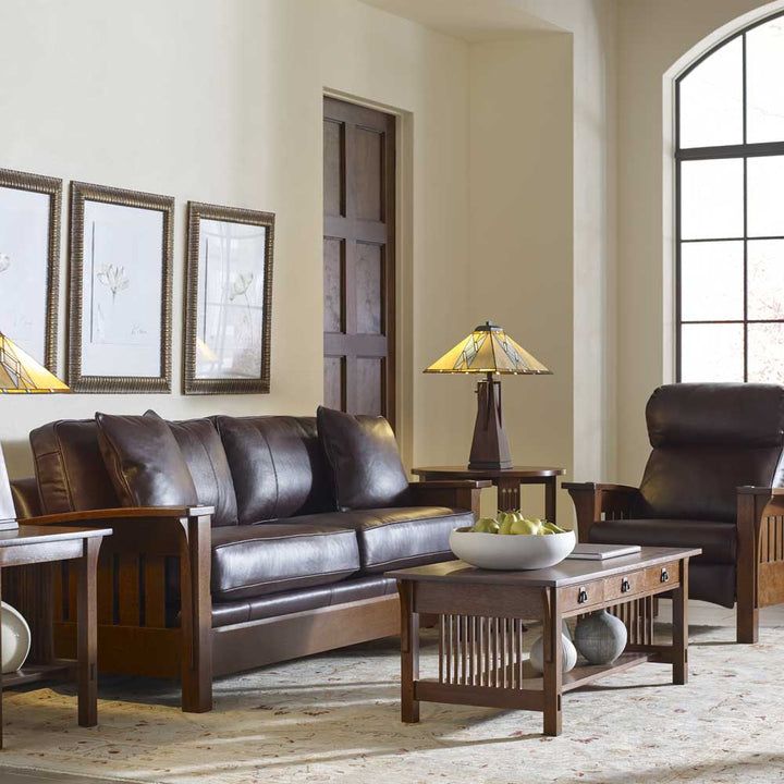 Bow Arm Morris Power Wall Recliner Living Room Stickley