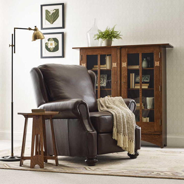 Harvey Ellis Bookcase with Inlay Home Office Stickley