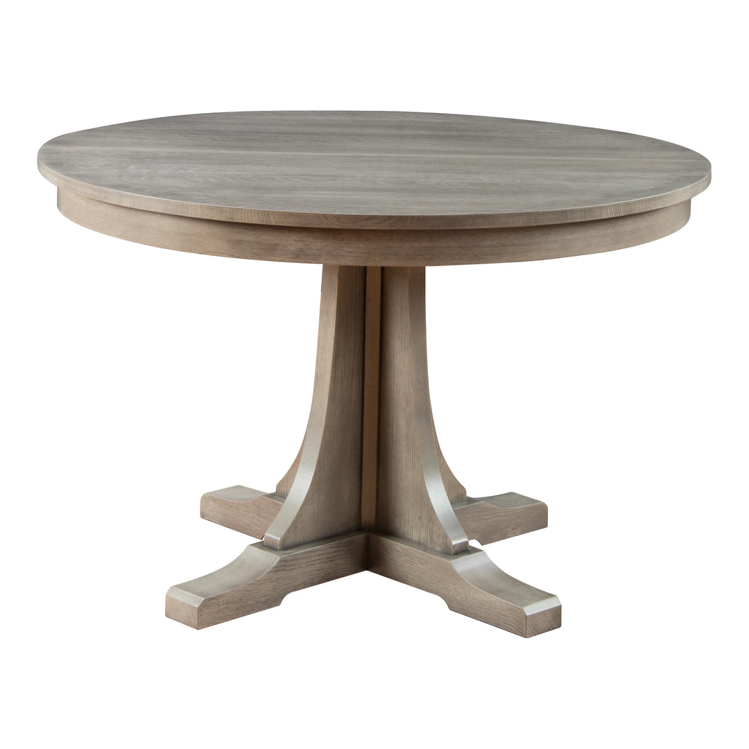 Mission Round Pedestal Dining Table