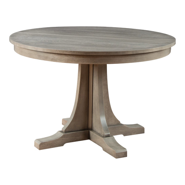 Mission Round Pedestal Dining Table