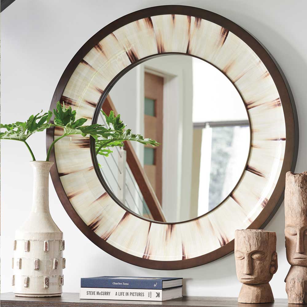 Park City Academy Round Mirror Accessories Barclay Butera