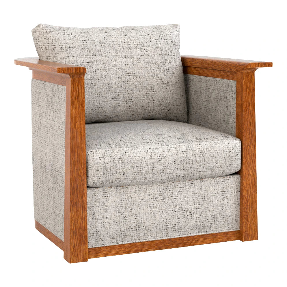 Park Slope Swivel Chair Living Room Stickley Fabric Aurora