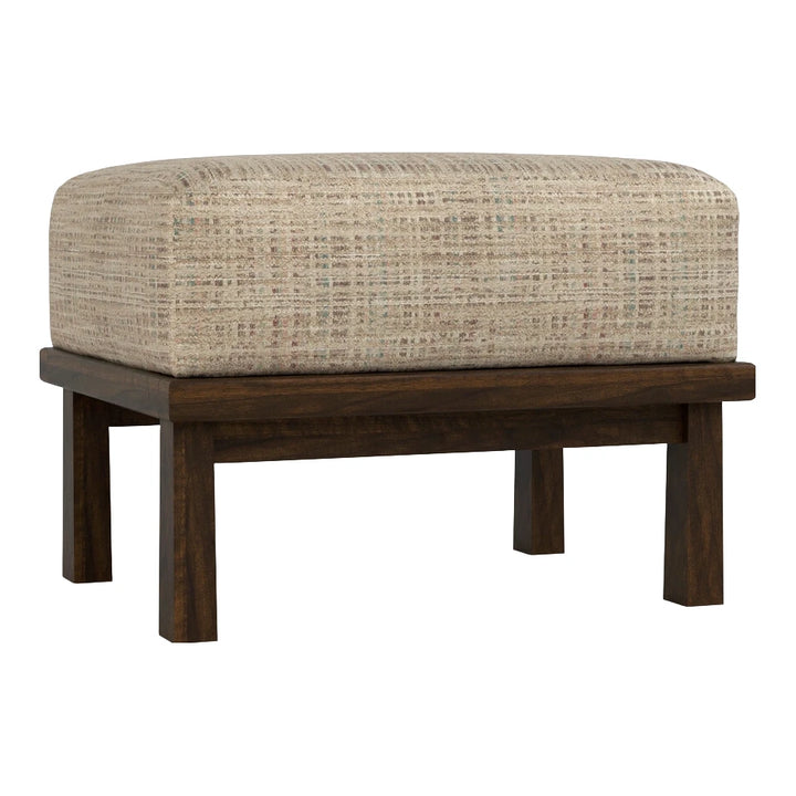 Hudson Valley Wood-Frame Ottoman Living Room Stickley Fabric 8605-91
