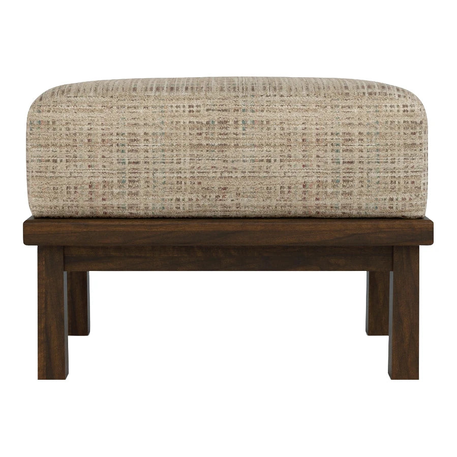 Hudson Valley Wood-Frame Ottoman Living Room Stickley